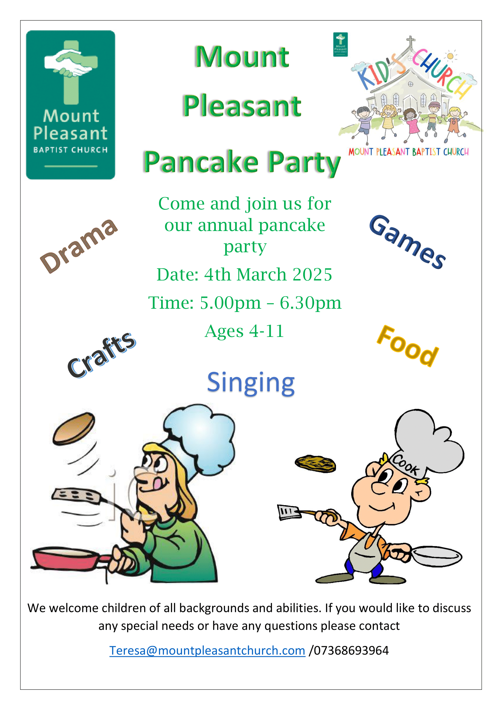 Pancake party poster-1